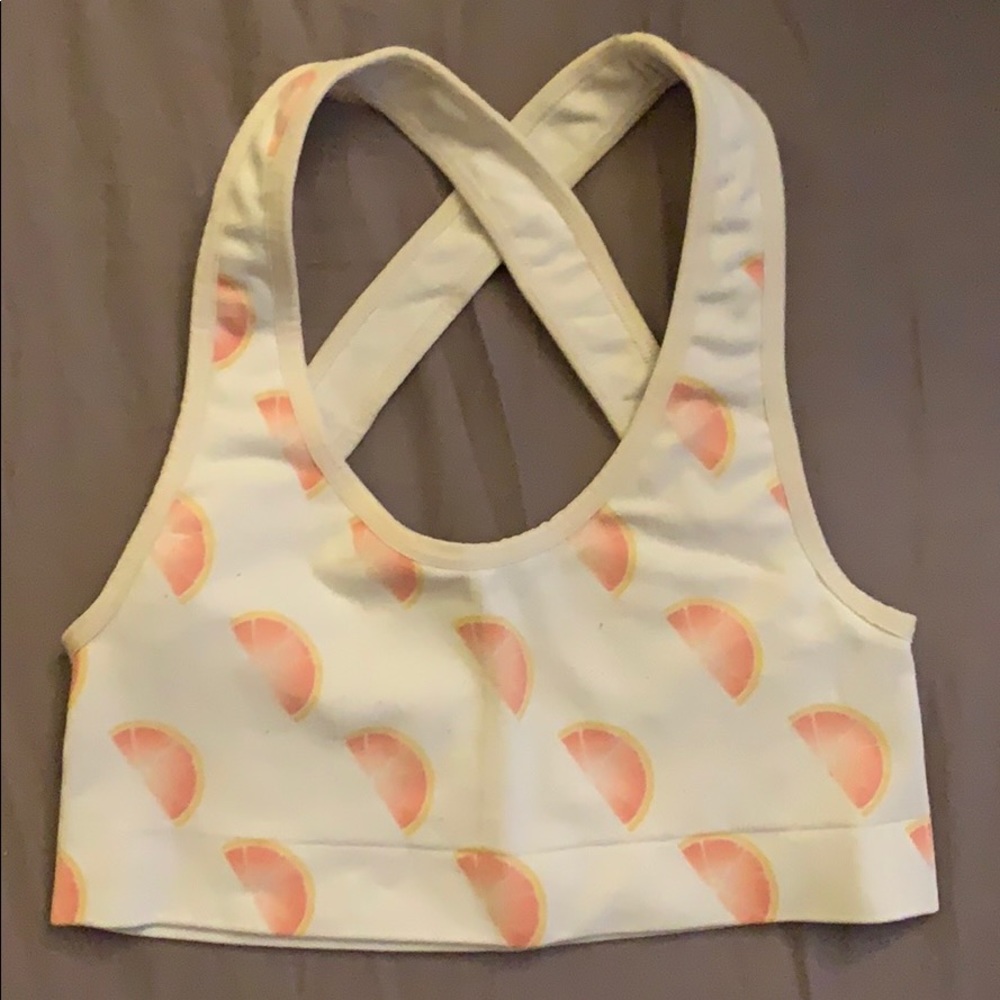 Morgan Stewart Sport Grapefruit Sports Bra
